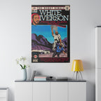 White Iverson - Matte Canvas, Stretched, 0.75"