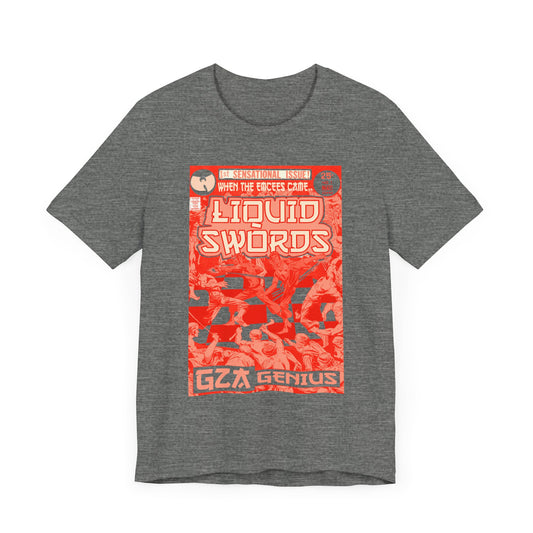 GZA - Liquid Swords - RED VARIANT - Unisex Jersey Short Sleeve Tee
