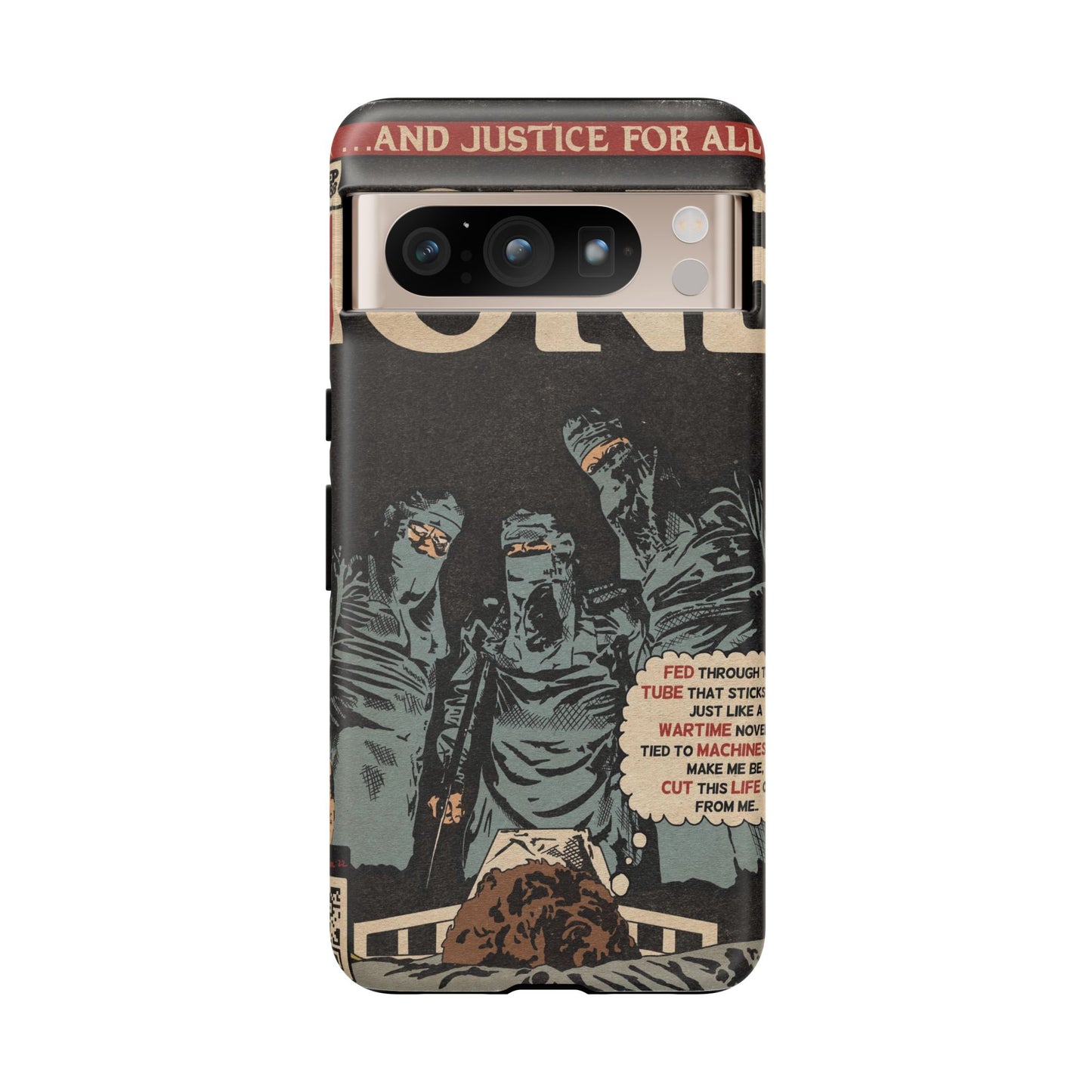 Metallica- One - Johnny Got His Gun Comic Book Art - Tough Phone Cases
