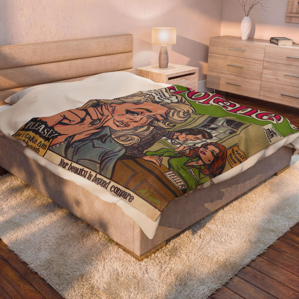 Jolene - Velveteen Plush Blanket