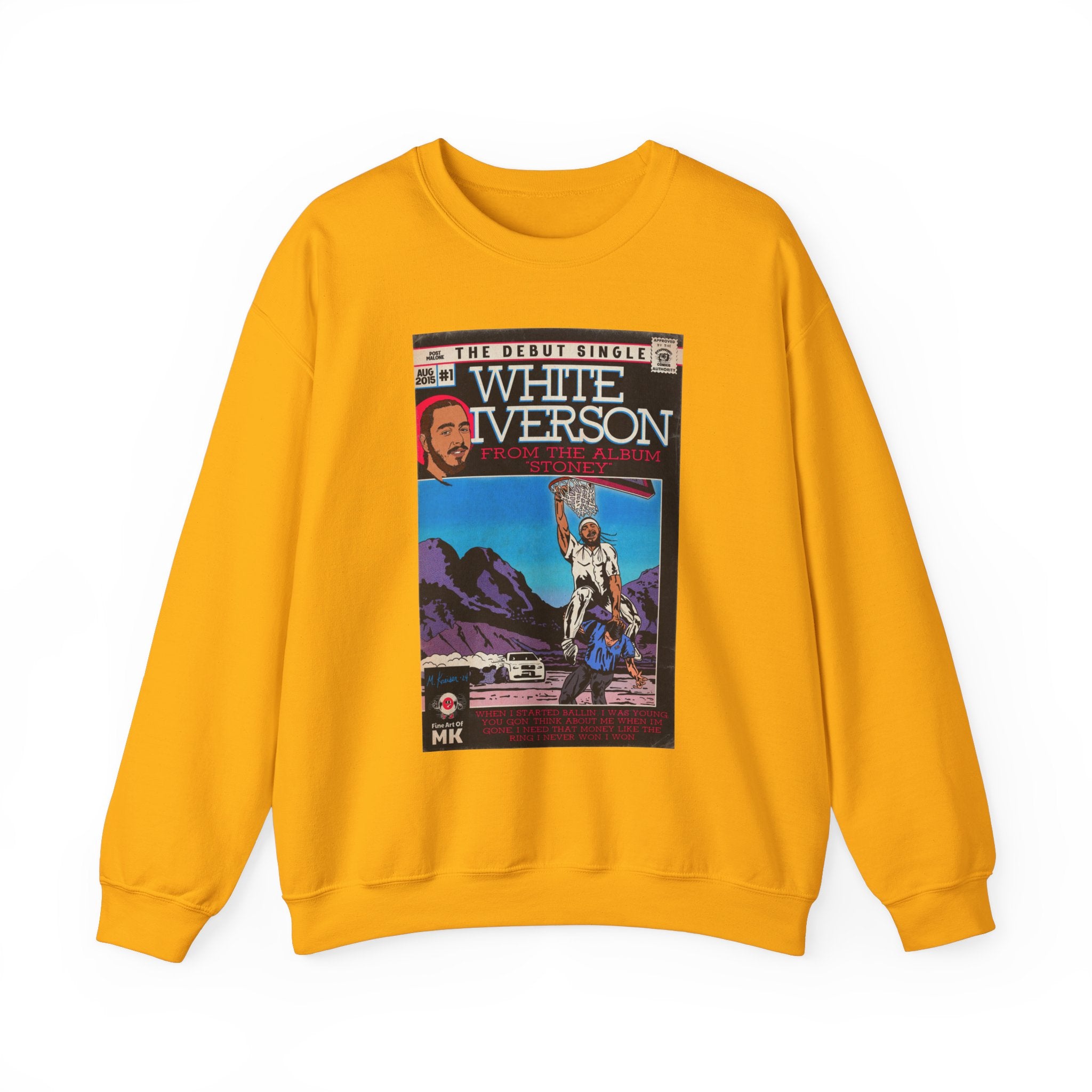 White Iverson -  Unisex Heavy Blend™ Crewneck Sweatshirt