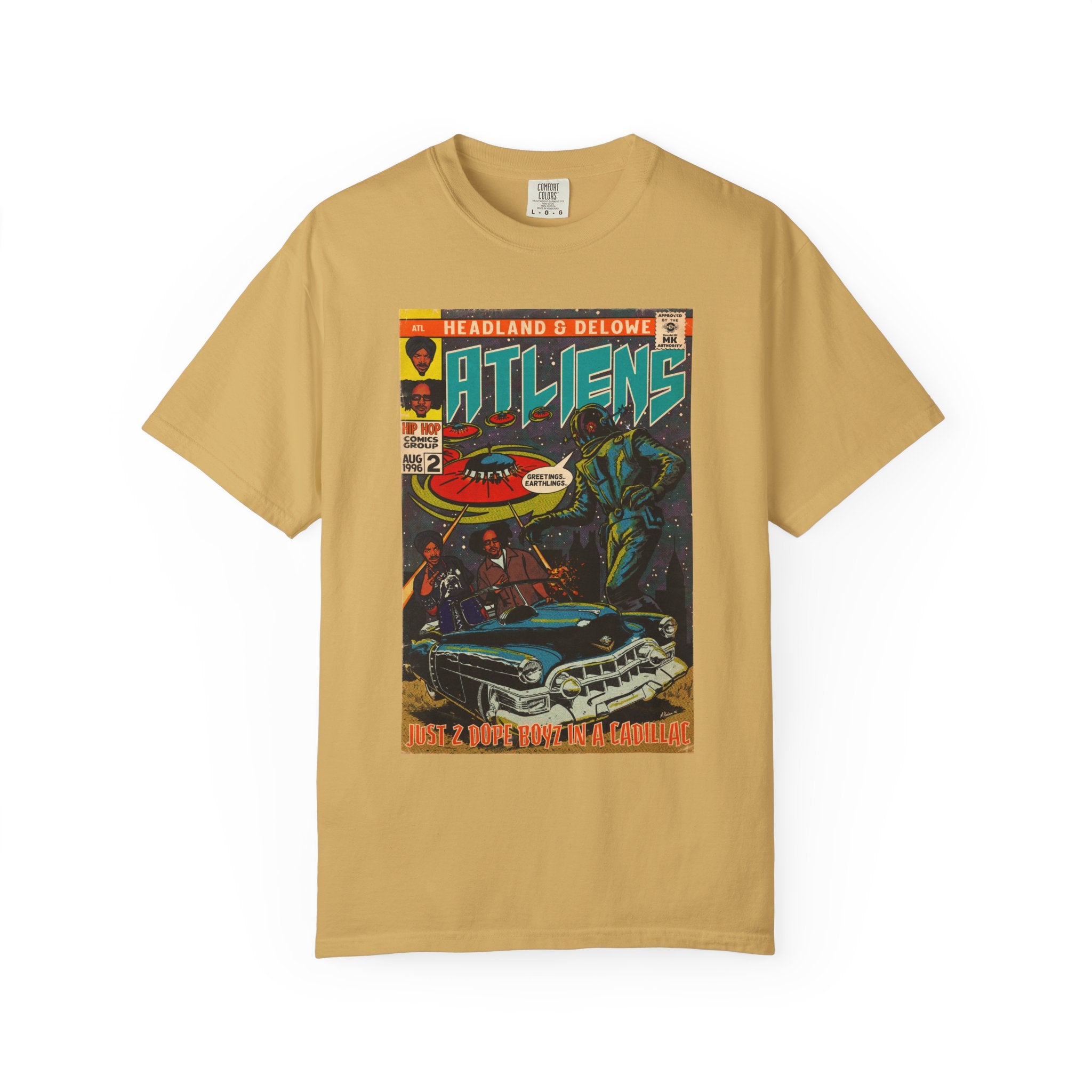 ATLiens - 2 Dope Boyz in a Cadillac - Unisex Comfort Colors T-shirt