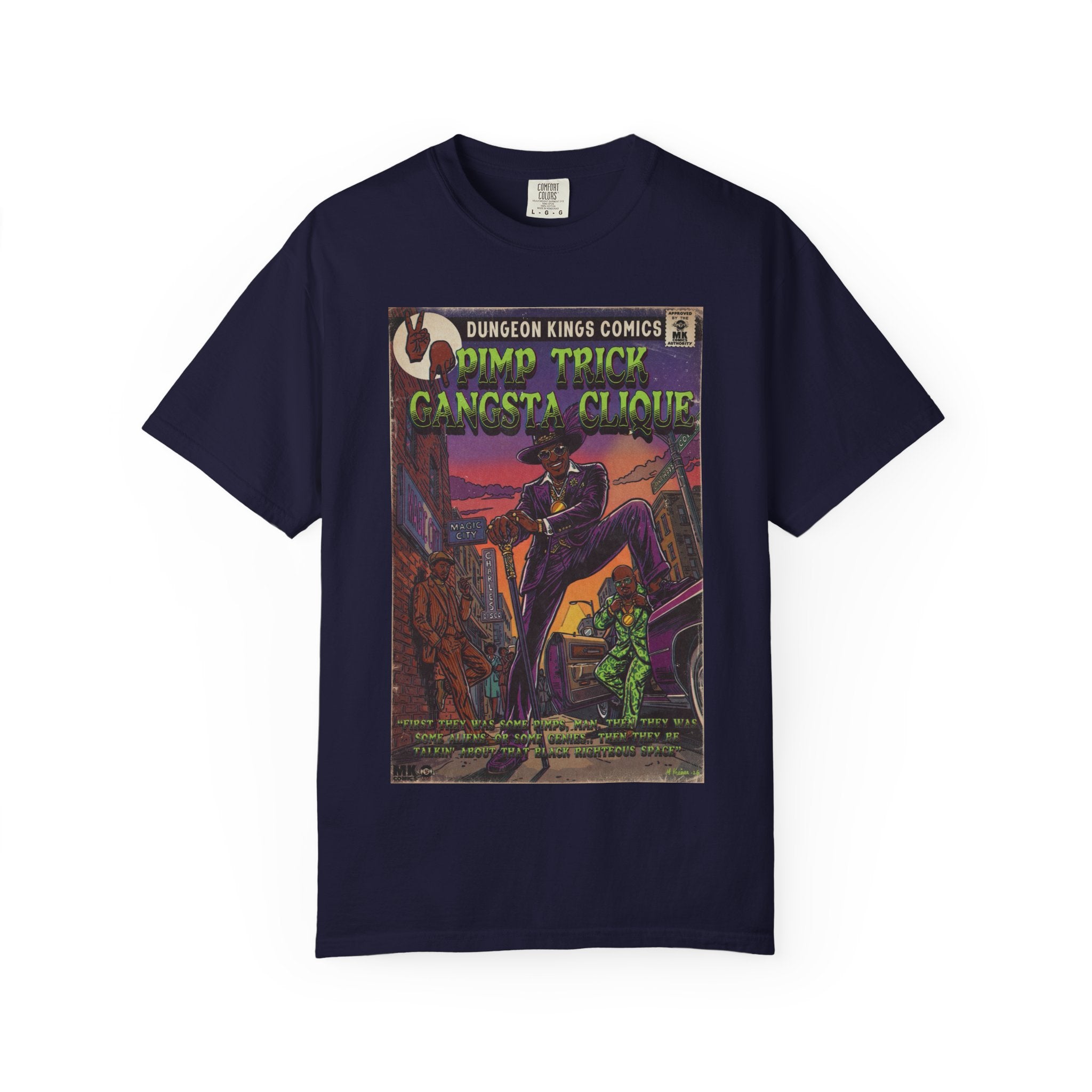 Pimp Trick Gangsta Clique - Unisex Comfort Colors T-shirt