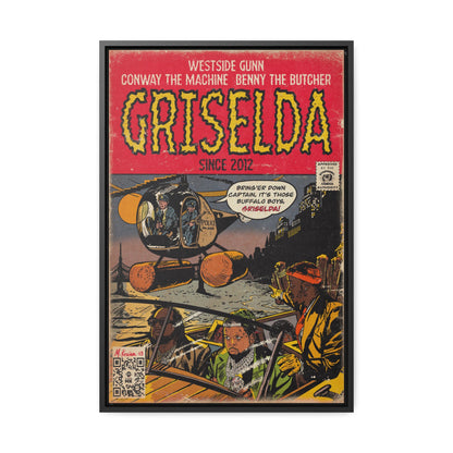 Griselda - Comic Book Art - Gallery Canvas Wraps, Vertical Frame