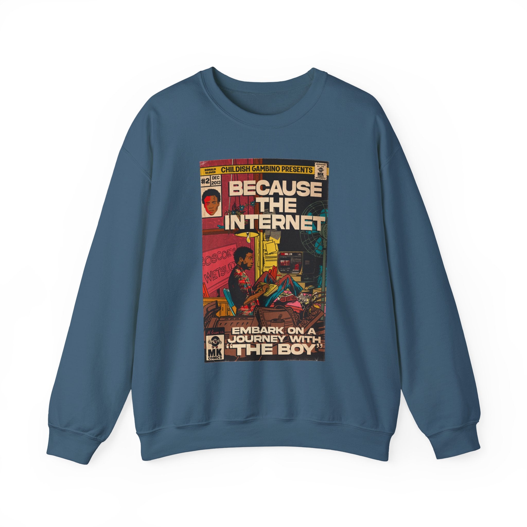 Because The Internet - Unisex Heavy Blend™ Crewneck Sweatshirt