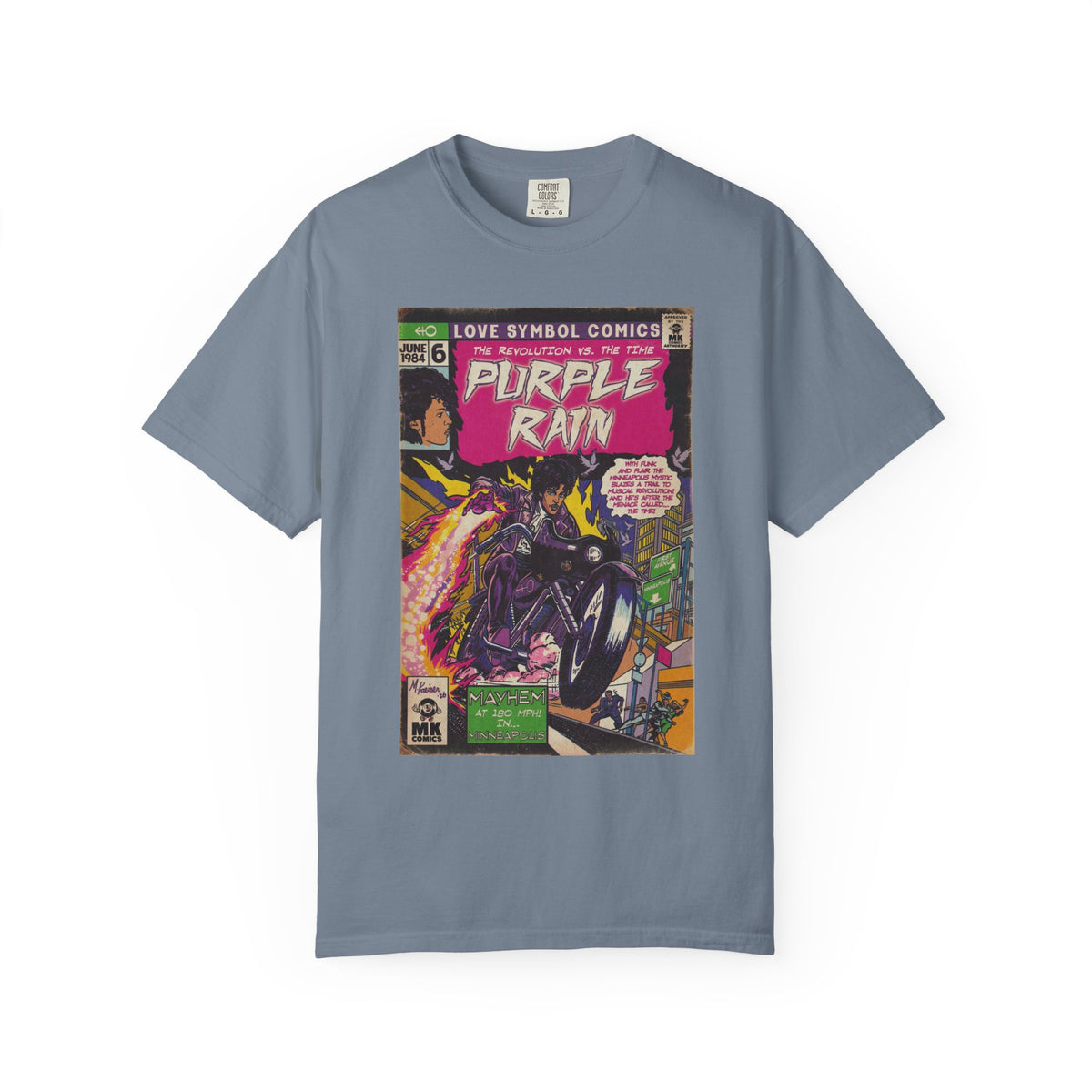 Purple Rain - Unisex Garment-Dyed T-shirt