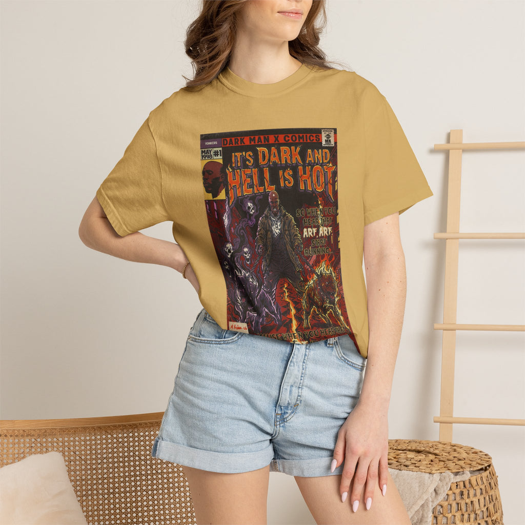 It's Dark & Hell is Hot - Unisex Comfort Colors T-shirt