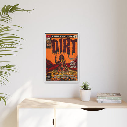 Dirt - Matte Canvas, Framed (Multi-color)