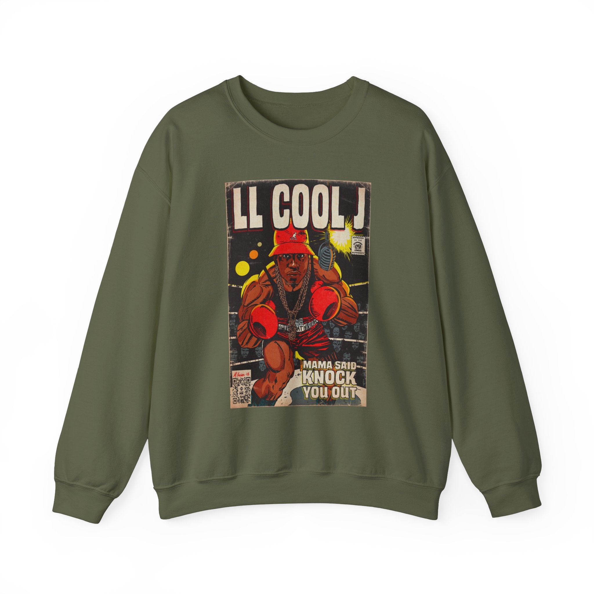 Mama Said Knock You Out - Unisex Heavy Blend™ Crewneck Sweatshirt