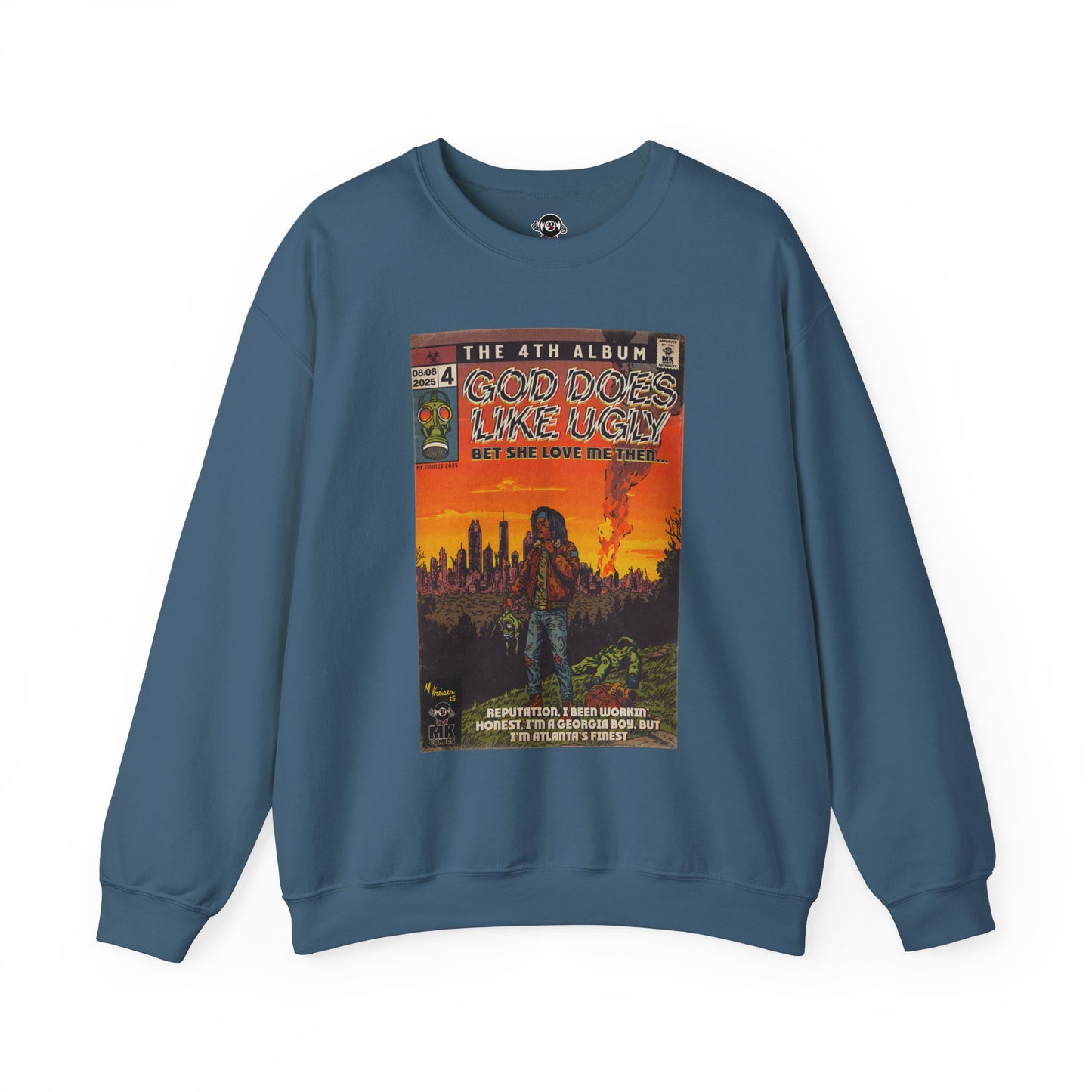 God Does Like Ugly - Unisex Heavy Blend™ Crewneck Sweatshirt
