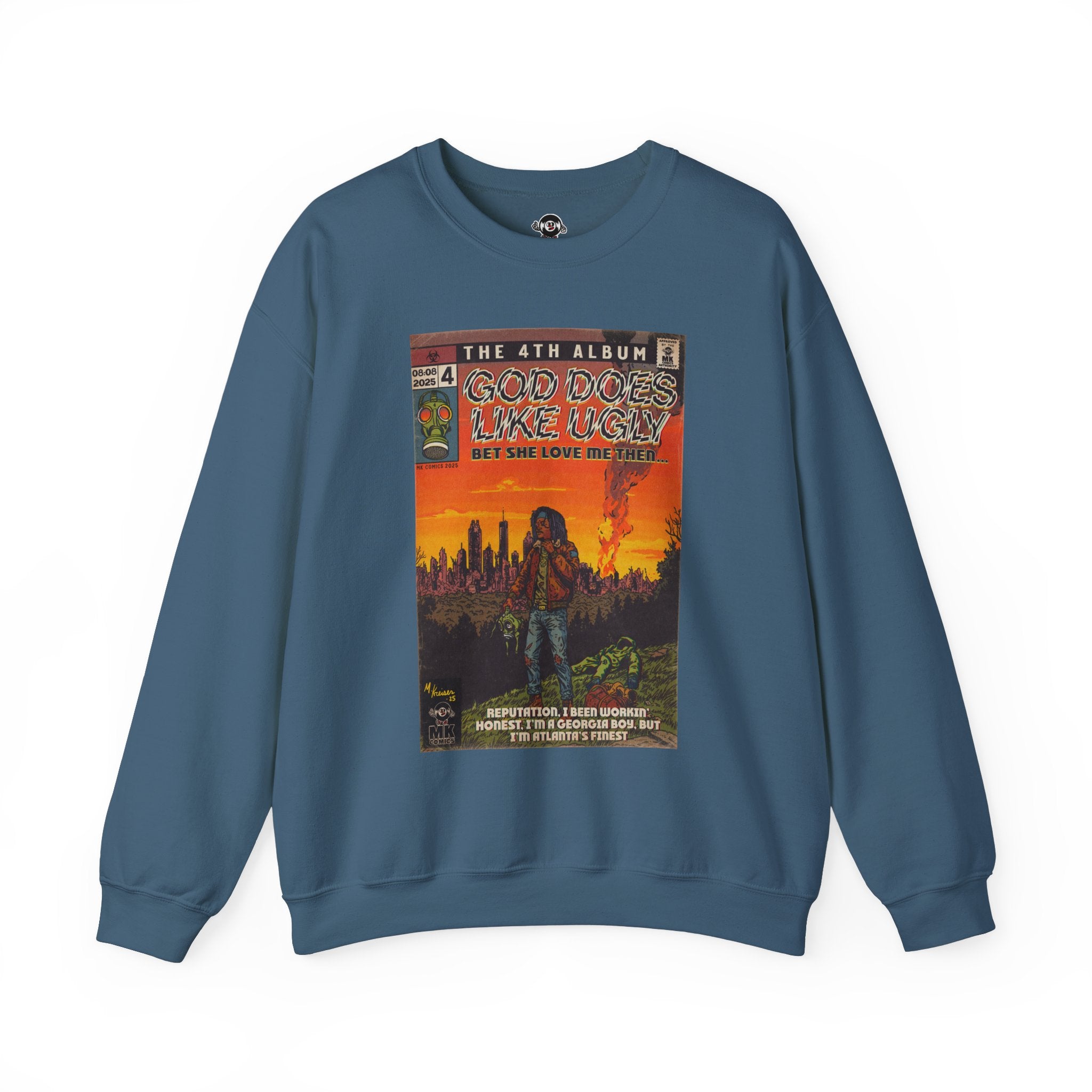 God Does Like Ugly - Unisex Heavy Blend™ Crewneck Sweatshirt
