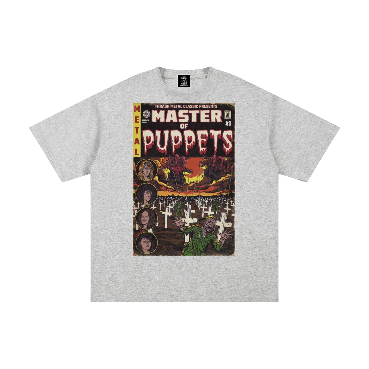 Master of Puppets - Unisex Pure Cotton T-Shirt