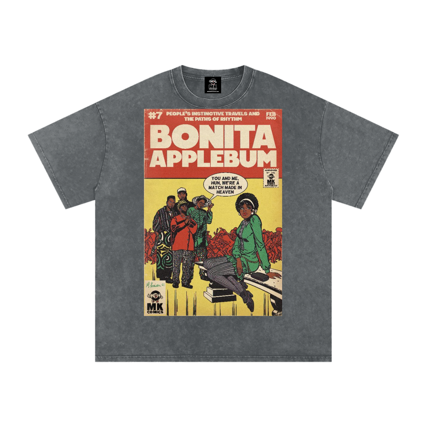 Bonita Applebum - Snow Washed Oversized Cotton T-Shirt