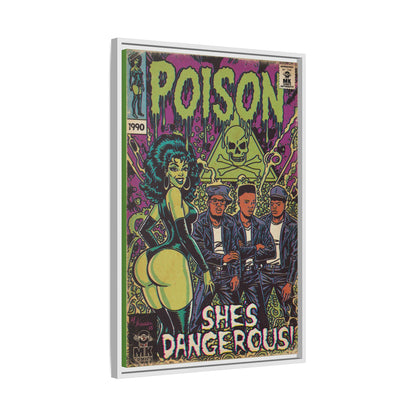 Poison - Matte Canvas, Framed (Multi-color)
