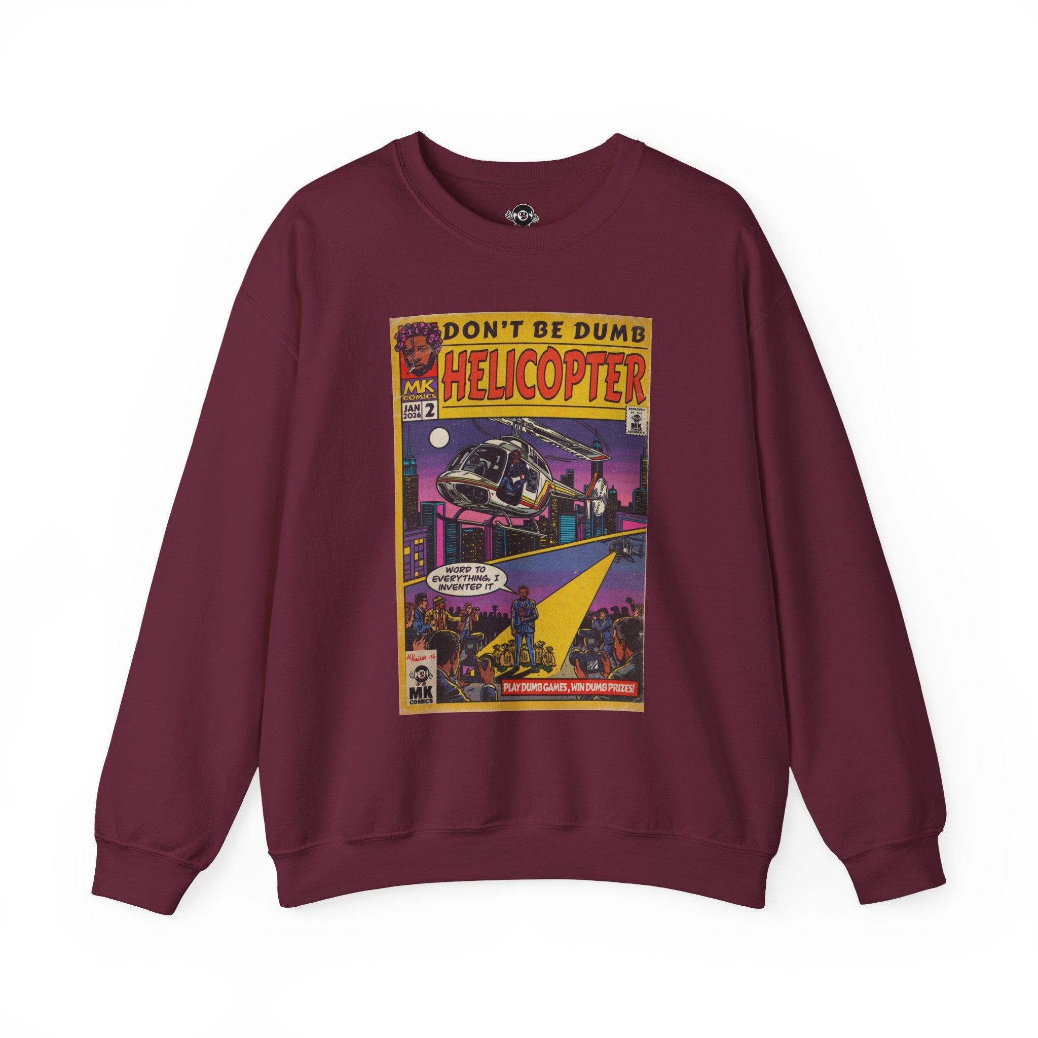 Helicopter - Unisex Heavy Blend™ Crewneck Sweatshirt