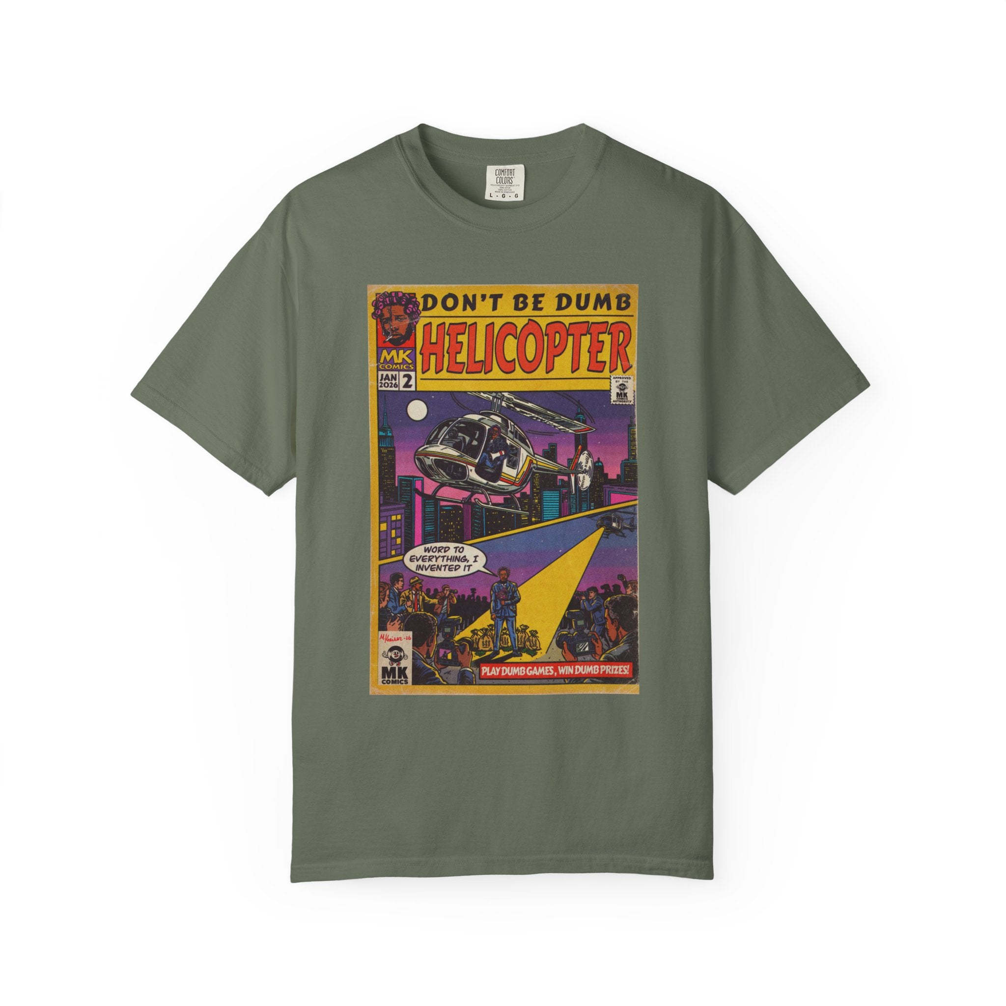 Helicopter - Unisex Comfort Colors T-shirt