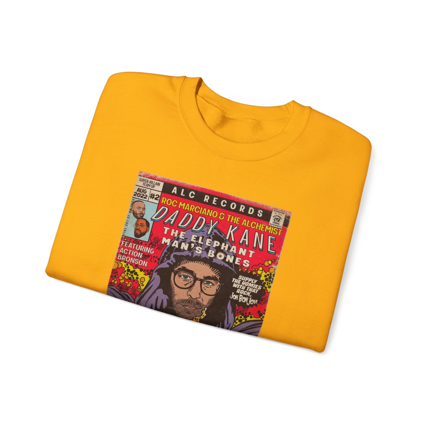 Roc Marciano, Alchemist, Action Bronson - Daddy Kane - Unisex Heavy Blend™ Crewneck Sweatshirt