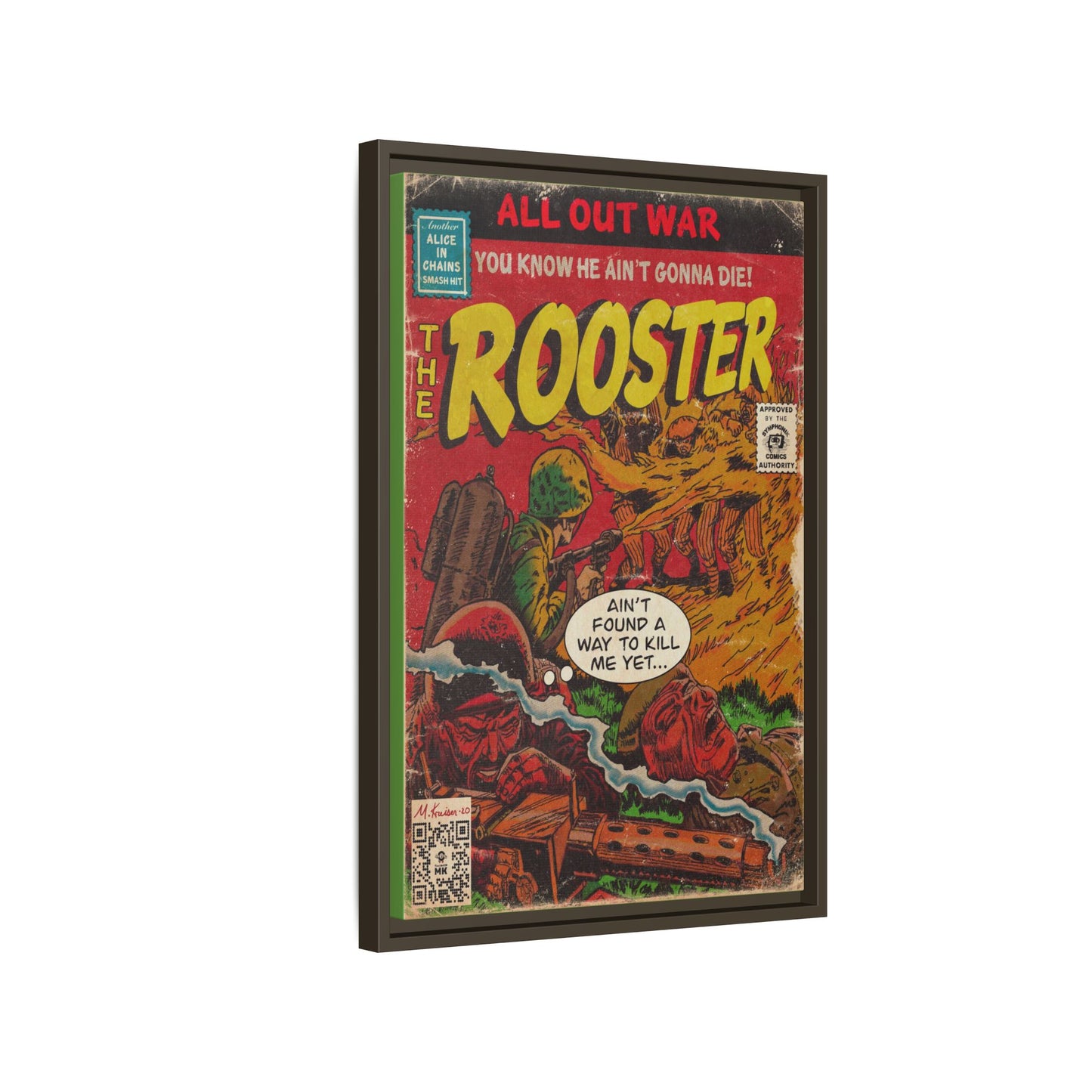 Alice In Chains - Rooster - Gallery Canvas Wraps, Vertical Frame