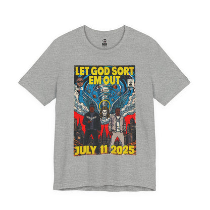 Let God Sort Em Out - Unisex Jersey Short Sleeve Tee