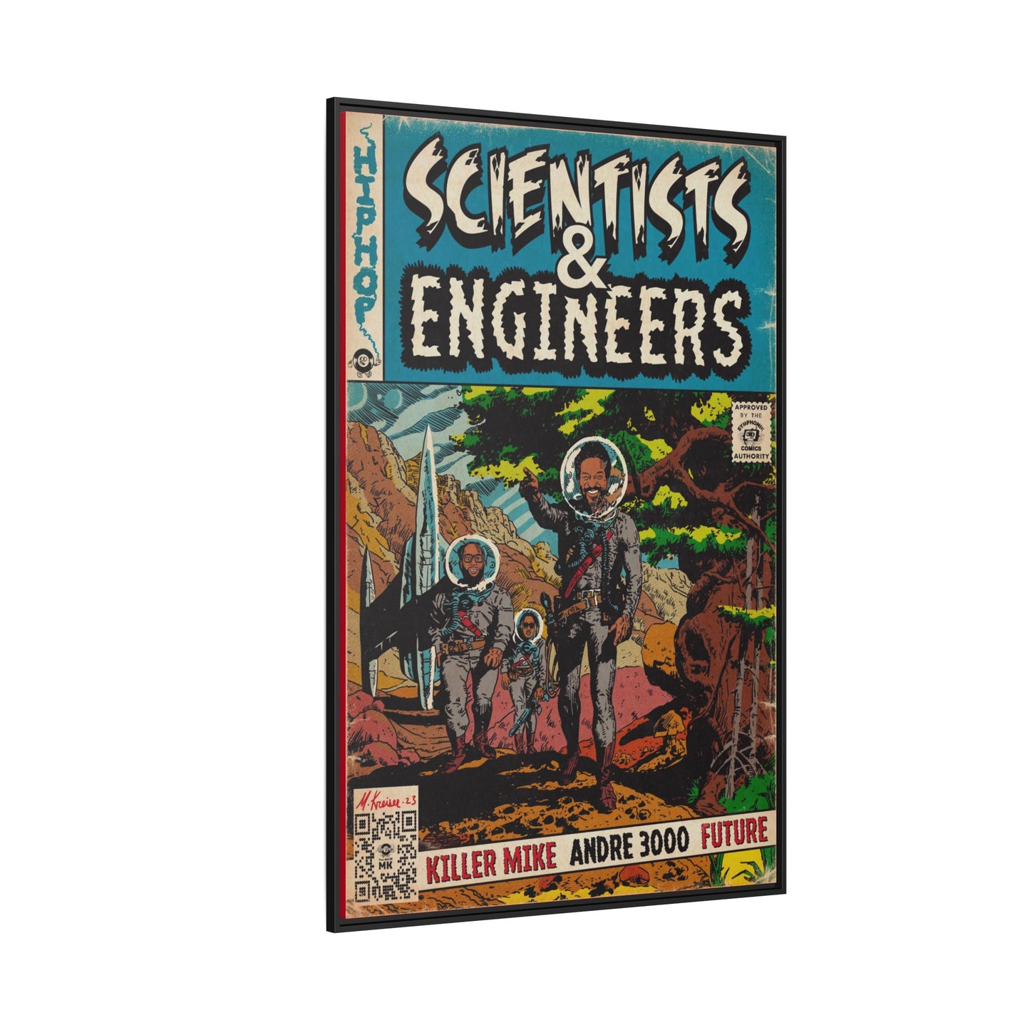 Killer Mike - Scientists & Engineers - Andre 3000 - Future - Gallery Canvas Wraps, Vertical Frame