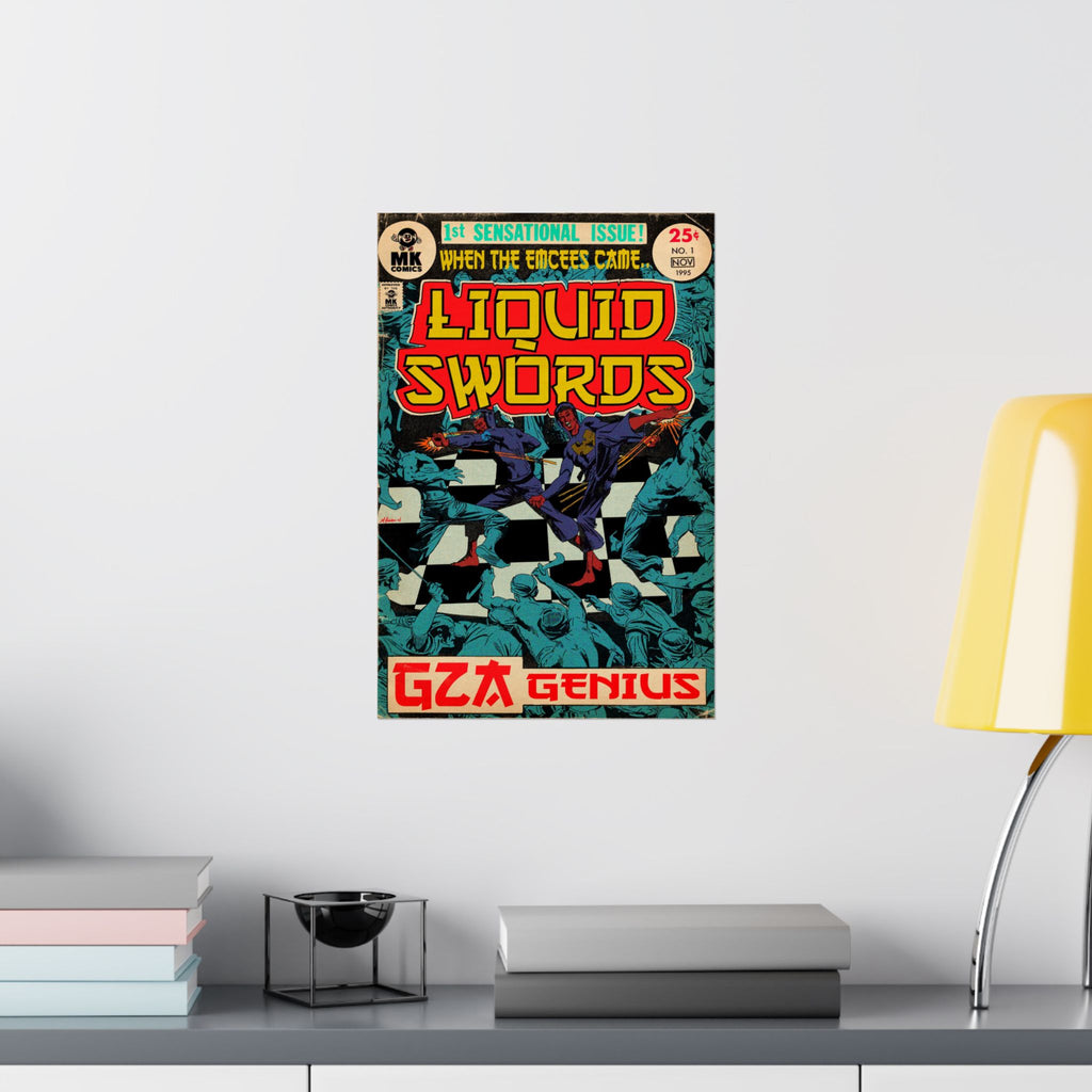 Liquid Swords - Vertical Matte Poster