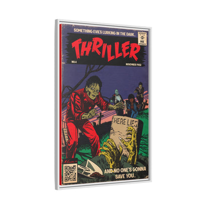 Michael Jackson- Thriller - Gallery Canvas Wraps, Vertical Frame