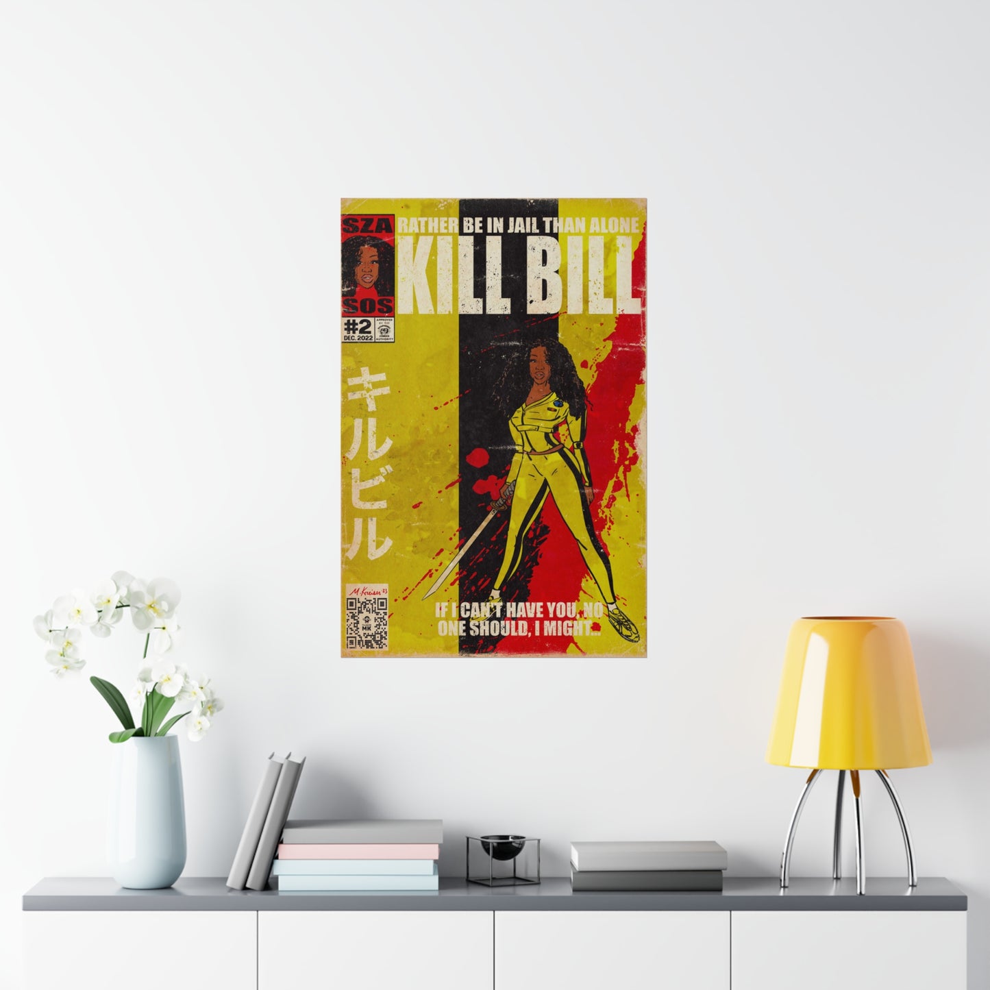 SZA - Kill Bill -  Vertical Matte Poster