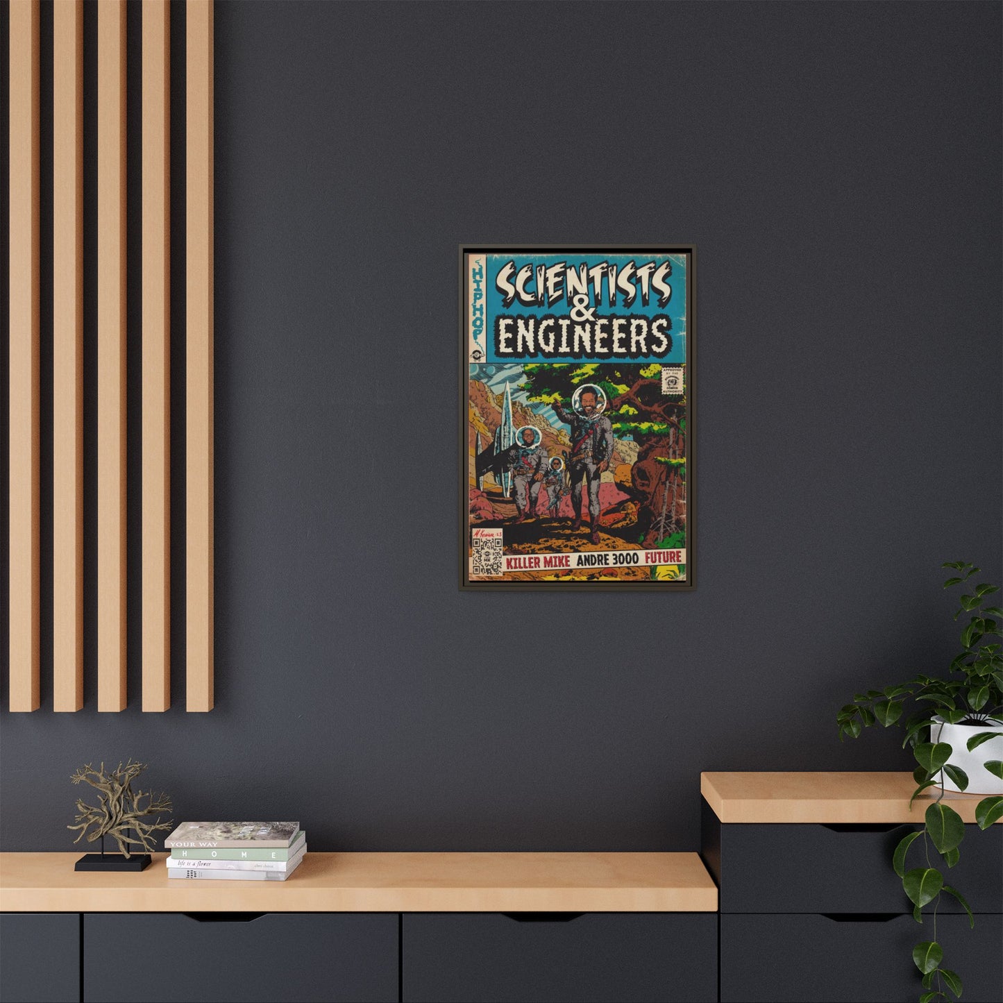Killer Mike - Scientists & Engineers - Andre 3000 - Future - Gallery Canvas Wraps, Vertical Frame