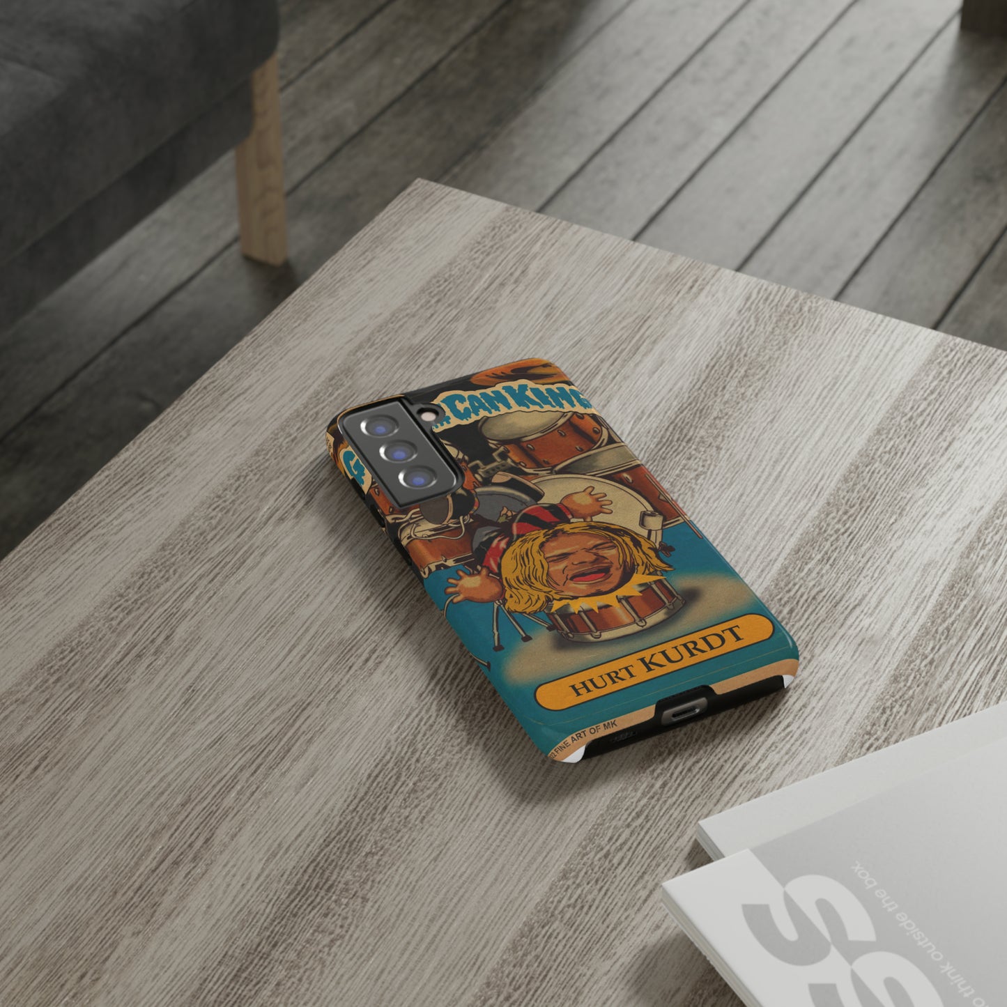 Hurt KURDT - Garbage Can Kings - Nirvana - Tough Phone Cases