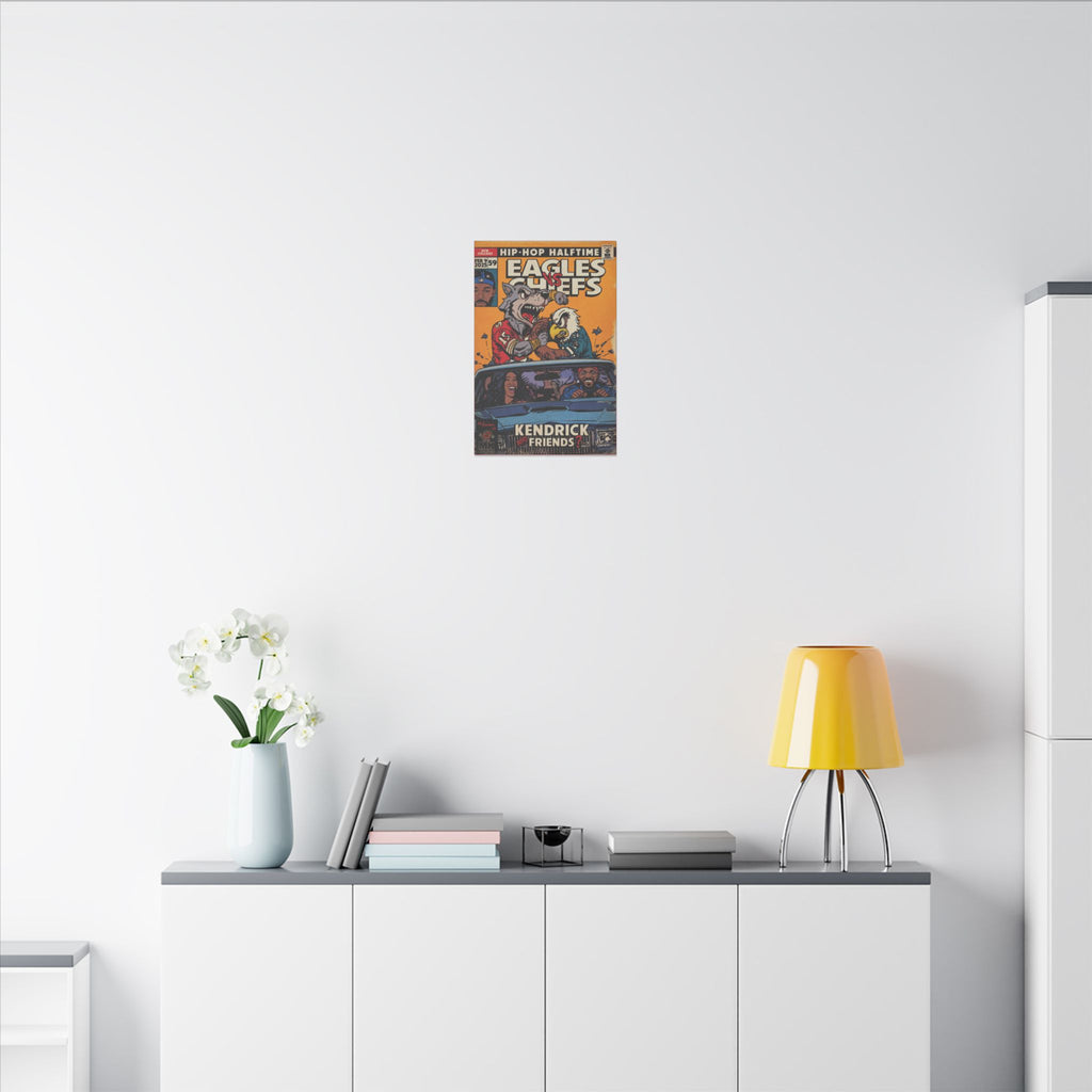 2025 Halftime - Eagles vs Chiefs - Matte Canvas, Stretched, 0.75" (Multi-Size)