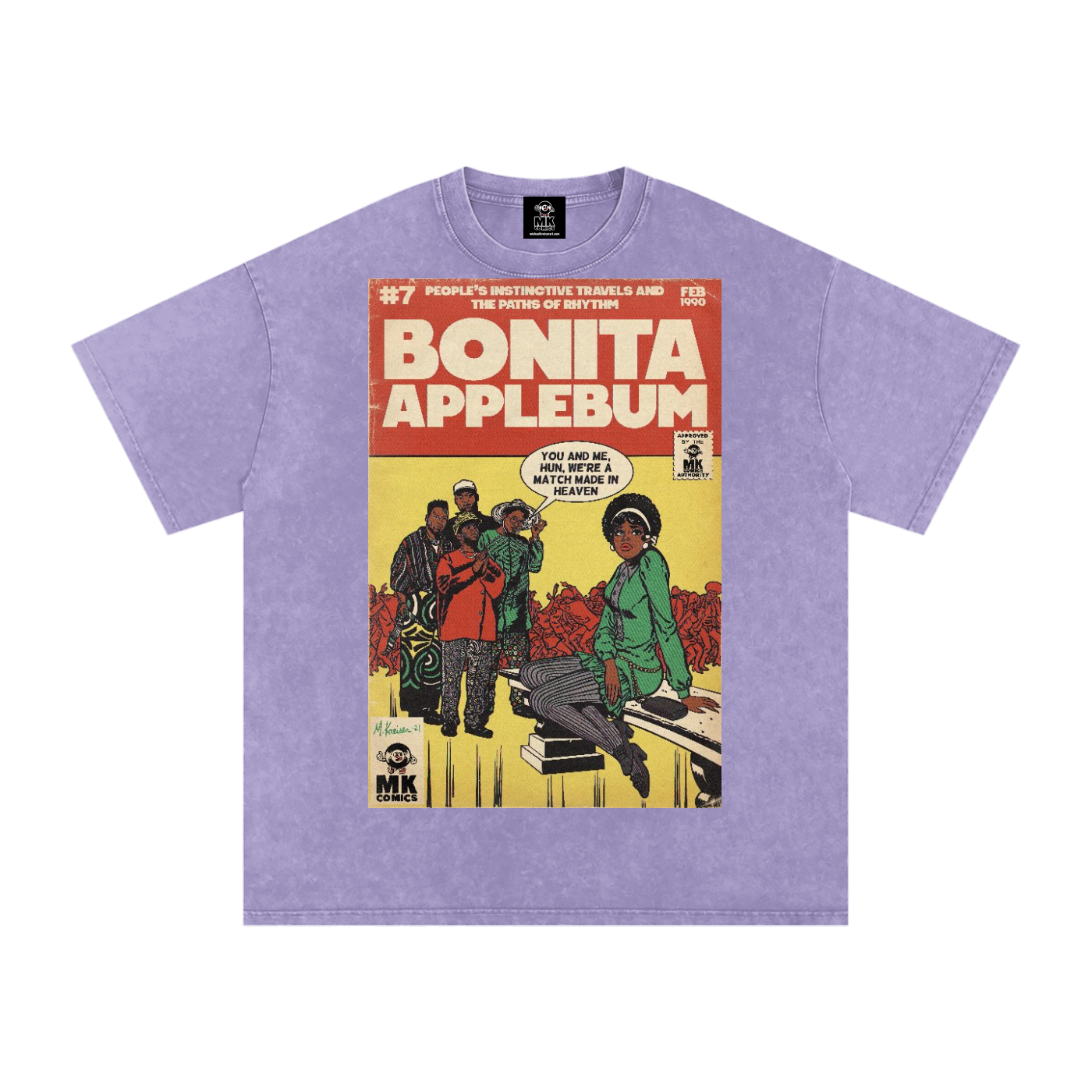 Bonita Applebum - Snow Washed Oversized Cotton T-Shirt