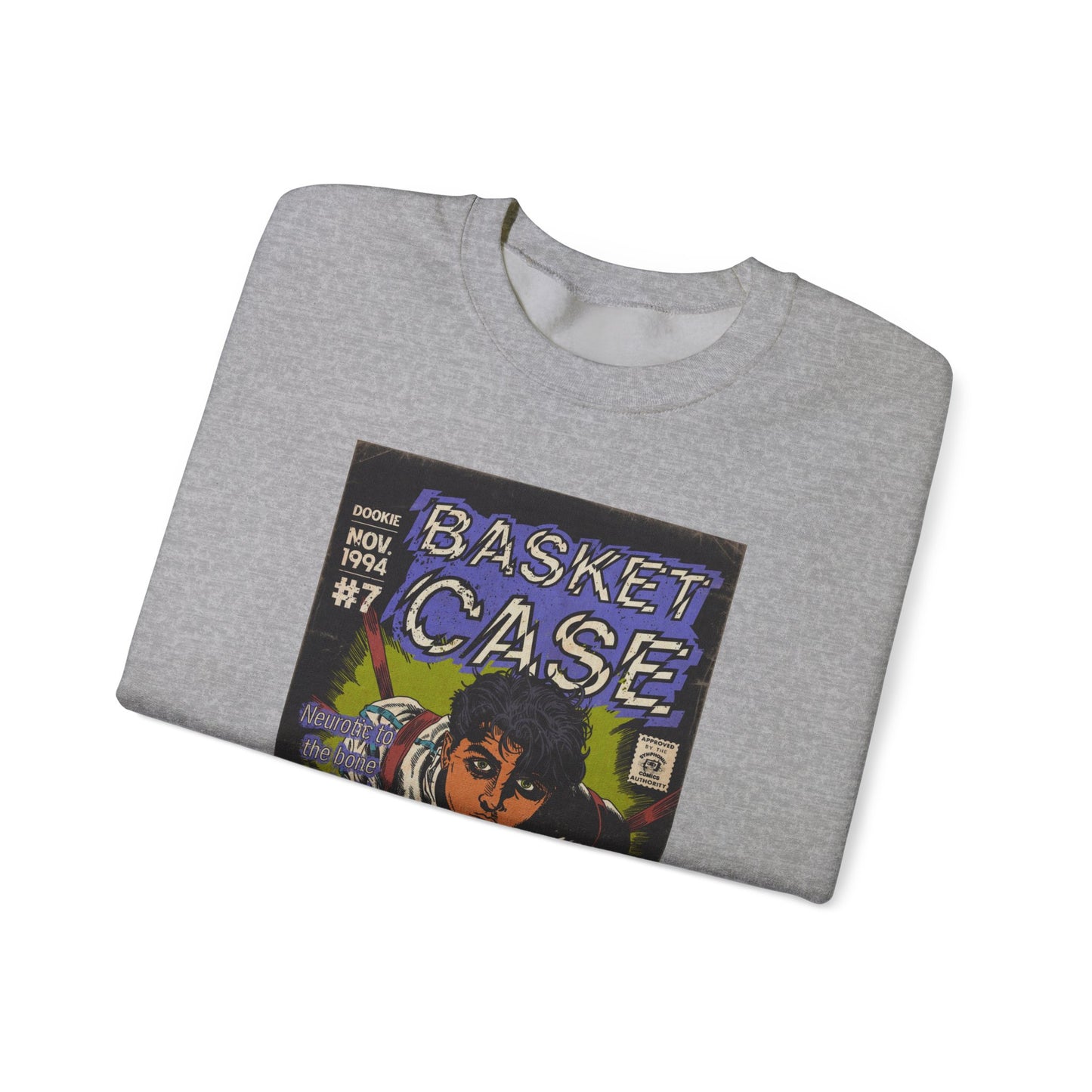 Green Day - Basket Case - Unisex Heavy Blend™ Crewneck Sweatshirt