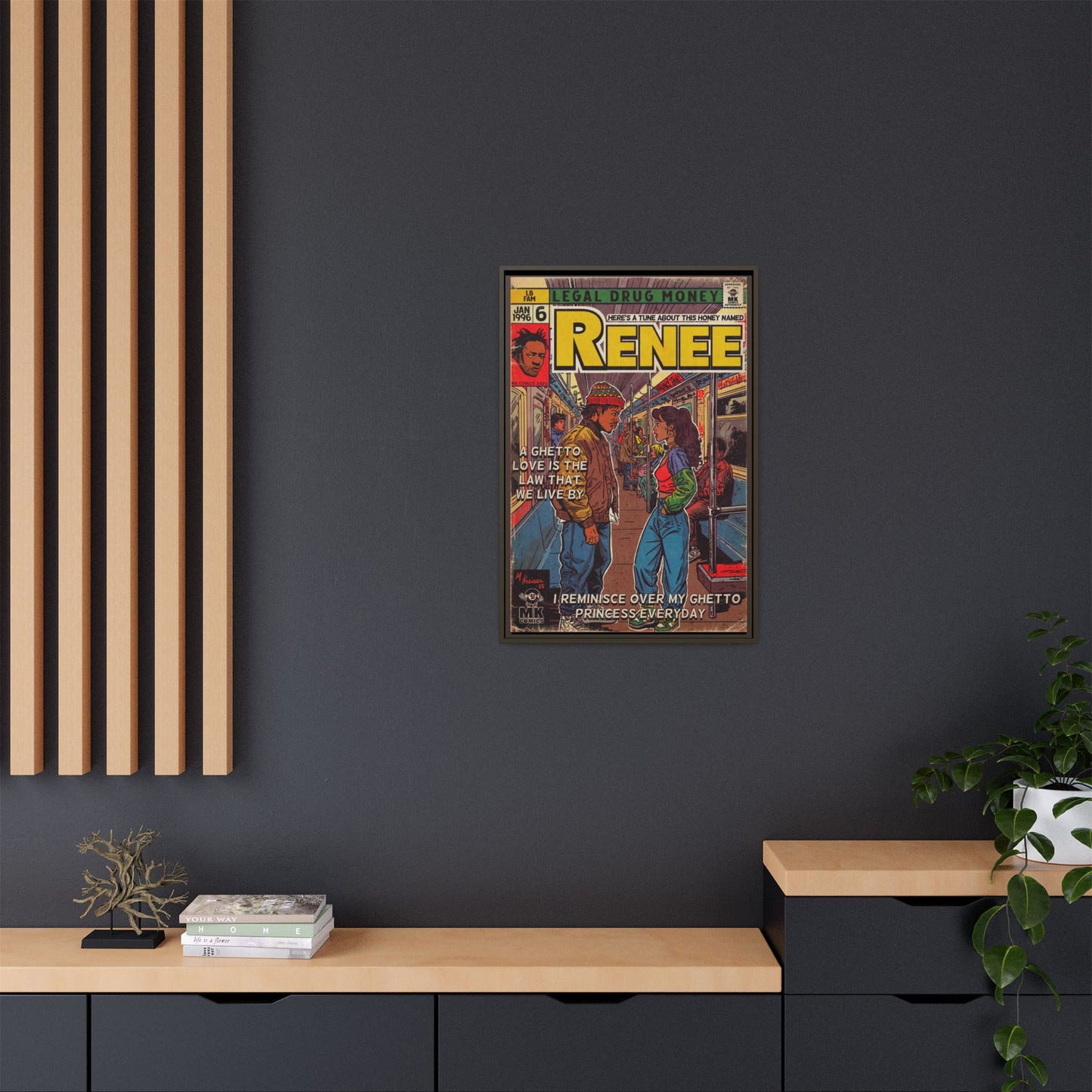 Lost Boyz - Renee - Matte Canvas, Framed (Multi-color)