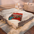 Maneater - Velveteen Plush Blanket