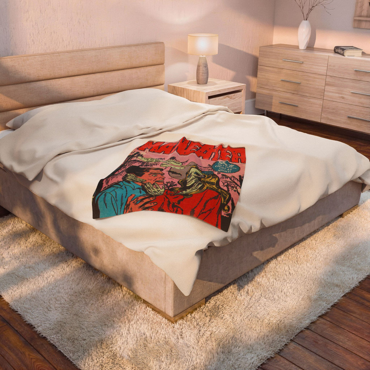 Maneater - Velveteen Plush Blanket