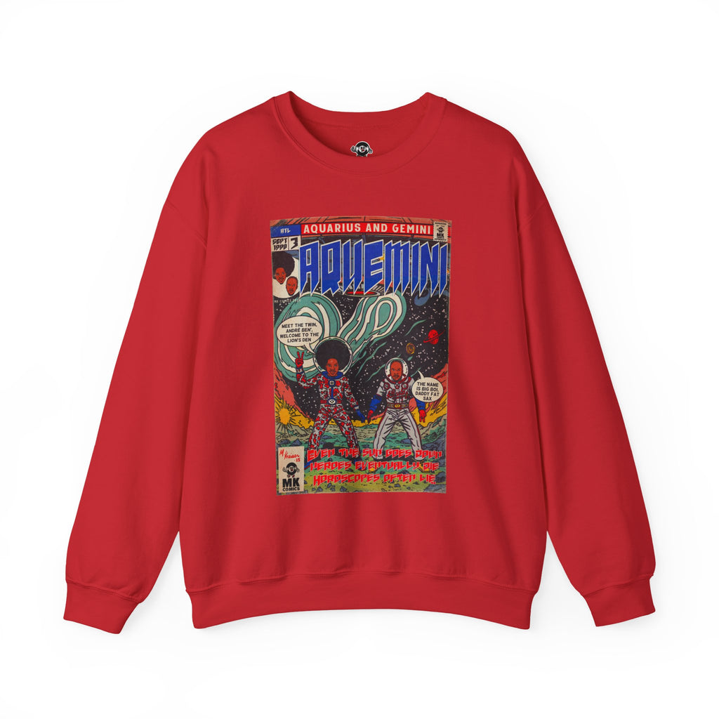 Aquemini - Comic Book Art - Unisex Heavy Blend™ Crewneck Sweatshirt