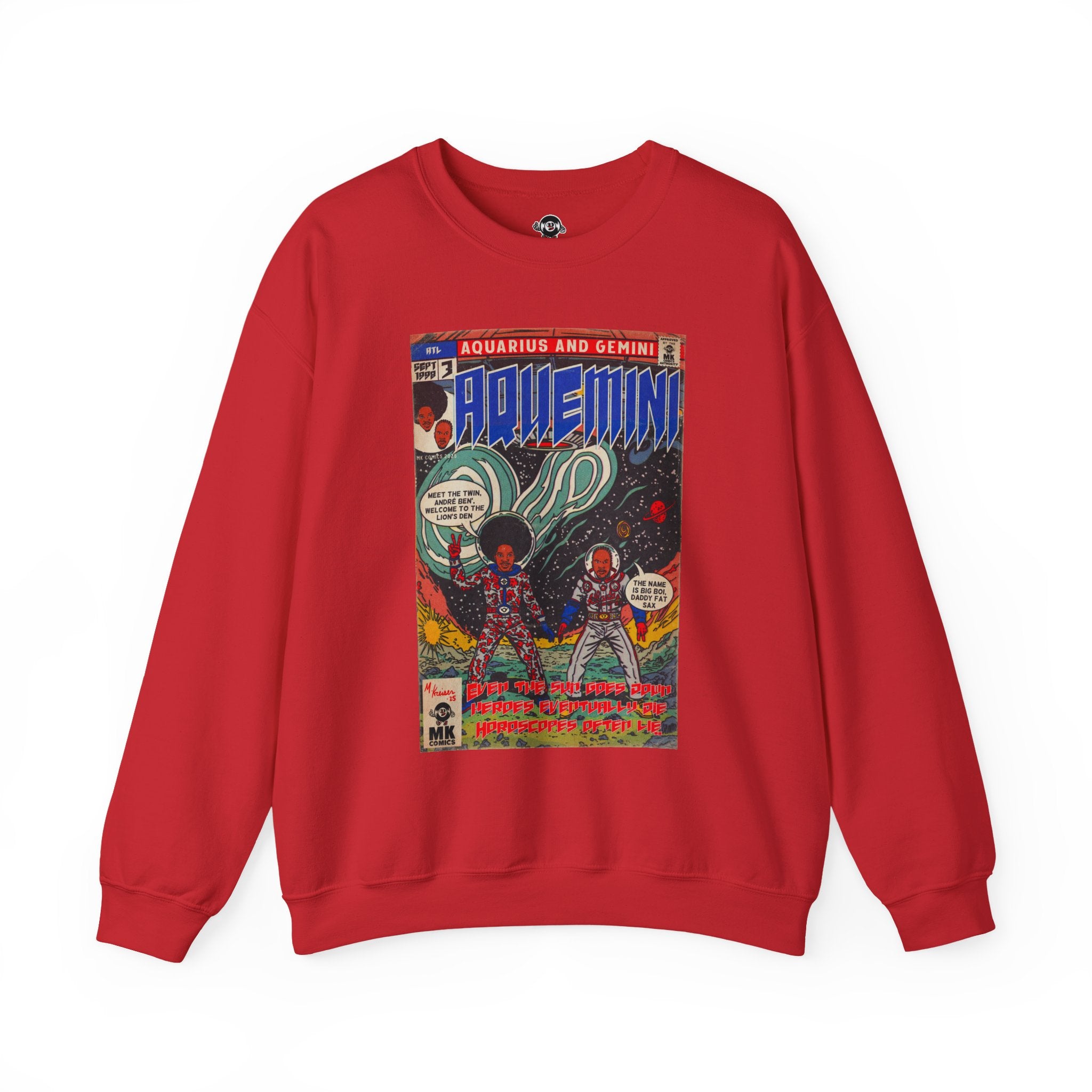 Aquemini - Comic Book Art - Unisex Heavy Blend™ Crewneck Sweatshirt