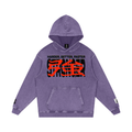 Stronger - Snow Washed Loose Cotton Hoodie
