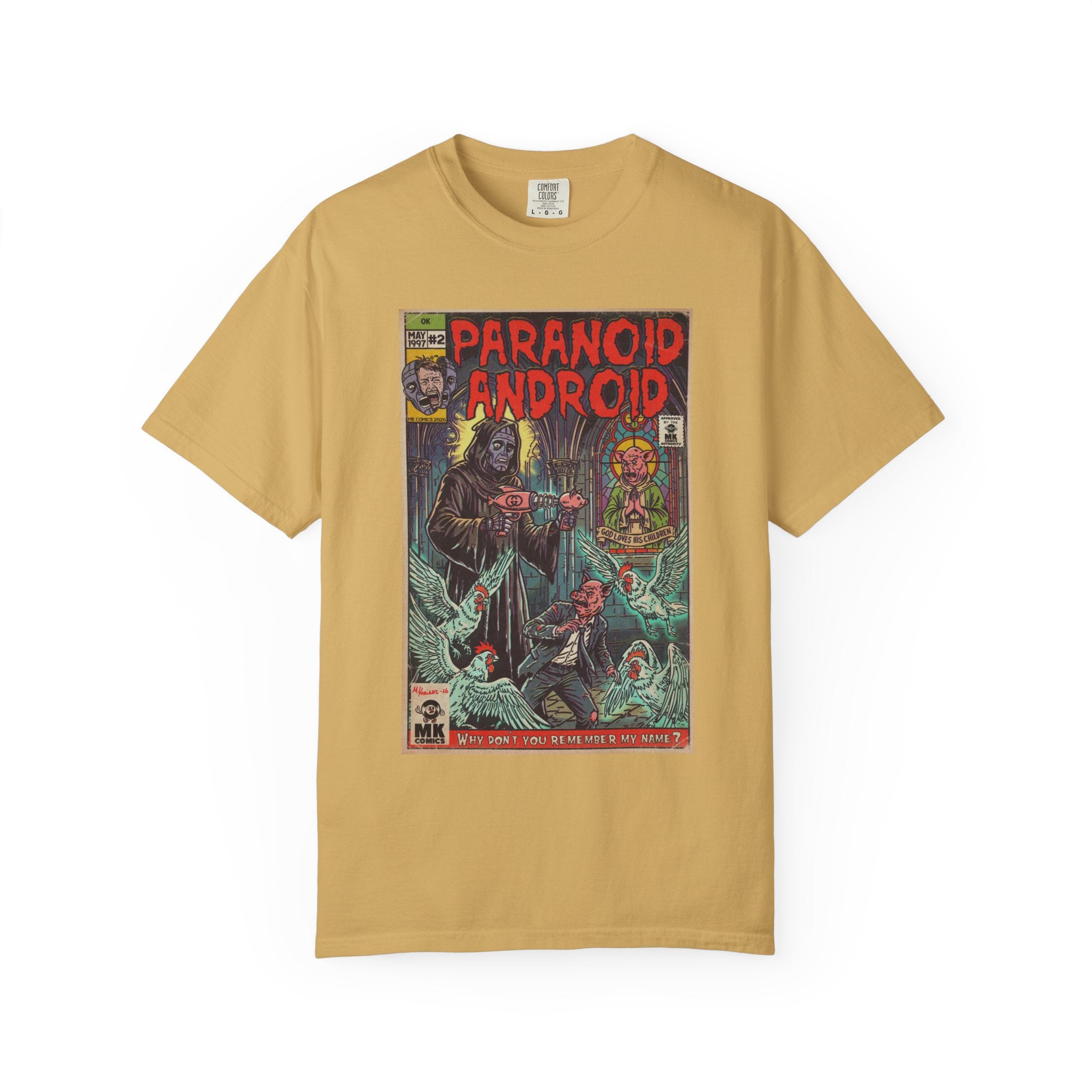 Paranoid Android - Unisex Comfort Colors T-shirt