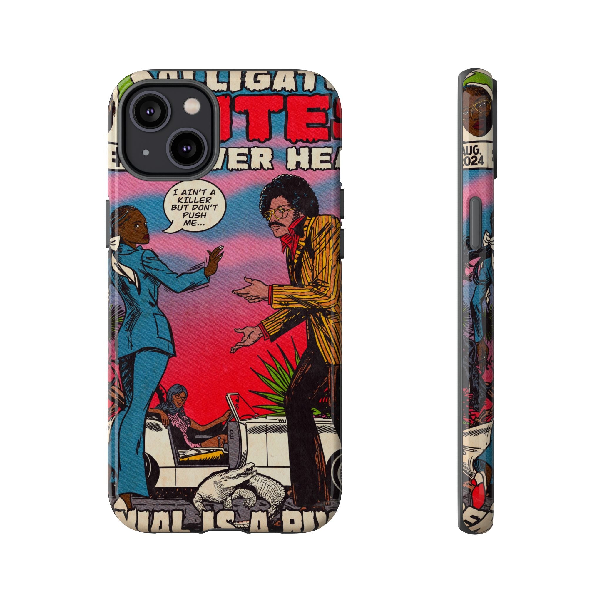 Denial is a River - Alligator Bites - Tough Phone Cases