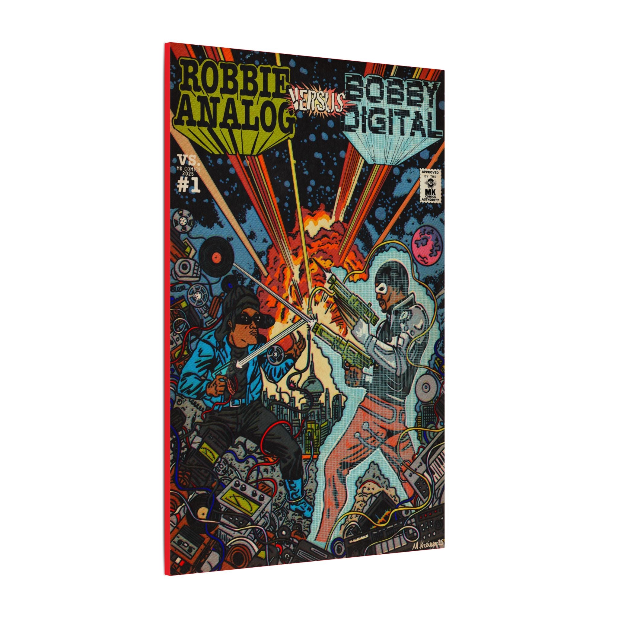 Analog vs. Digital - Matte Canvas, Stretched, 0.75" (Multi-Size)
