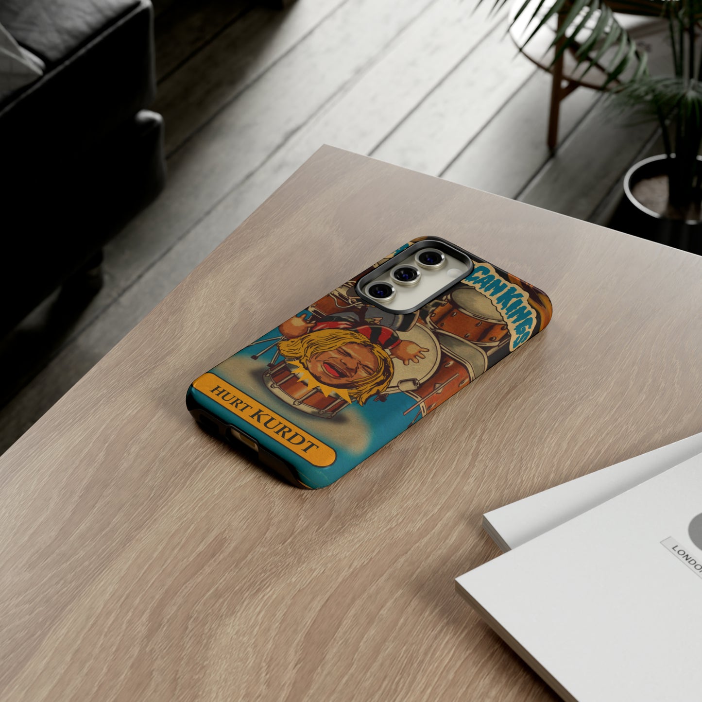Hurt KURDT - Garbage Can Kings - Nirvana - Tough Phone Cases