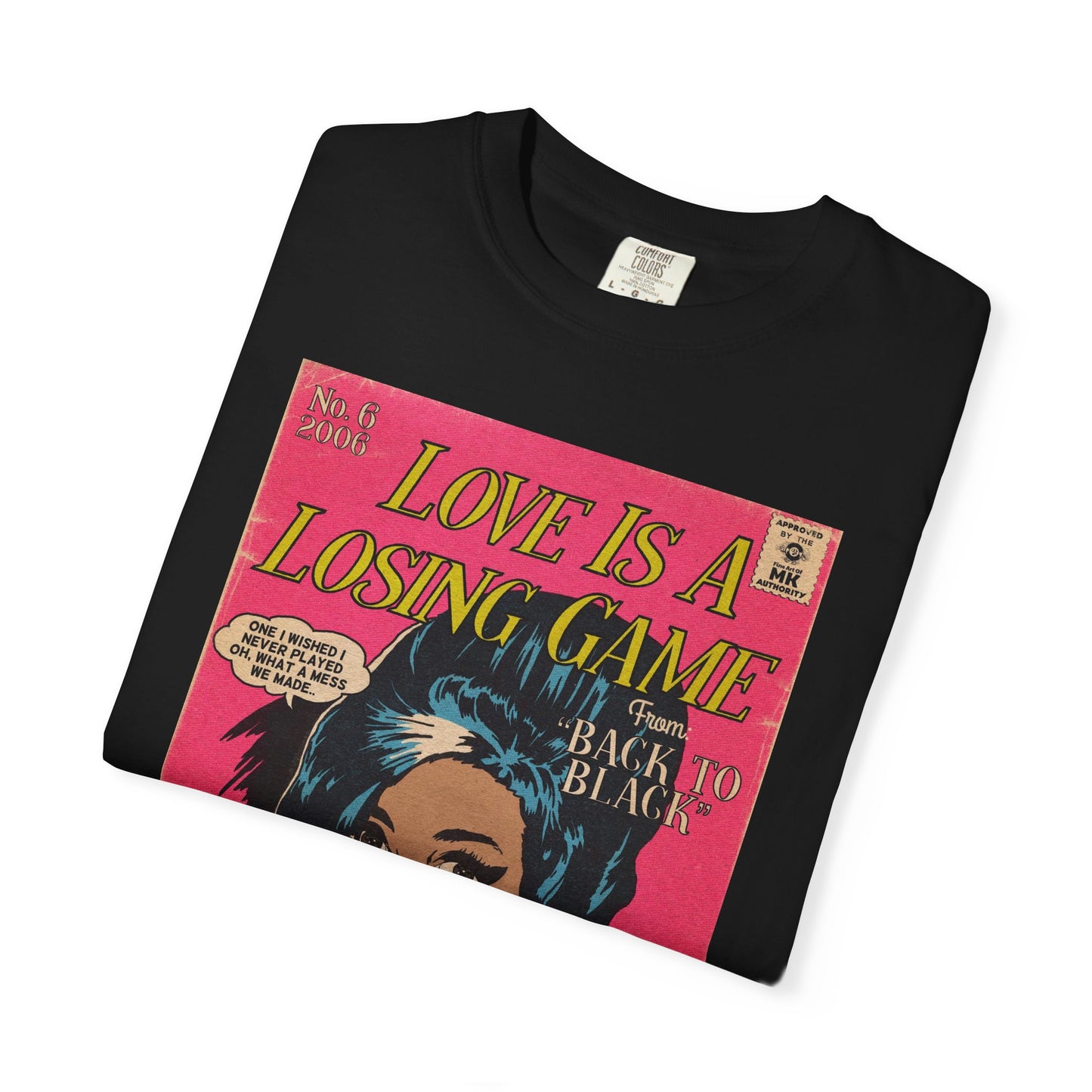 Amy Winehouse - Love is a Losing Game - Unisex Comfort Colors T-shirt