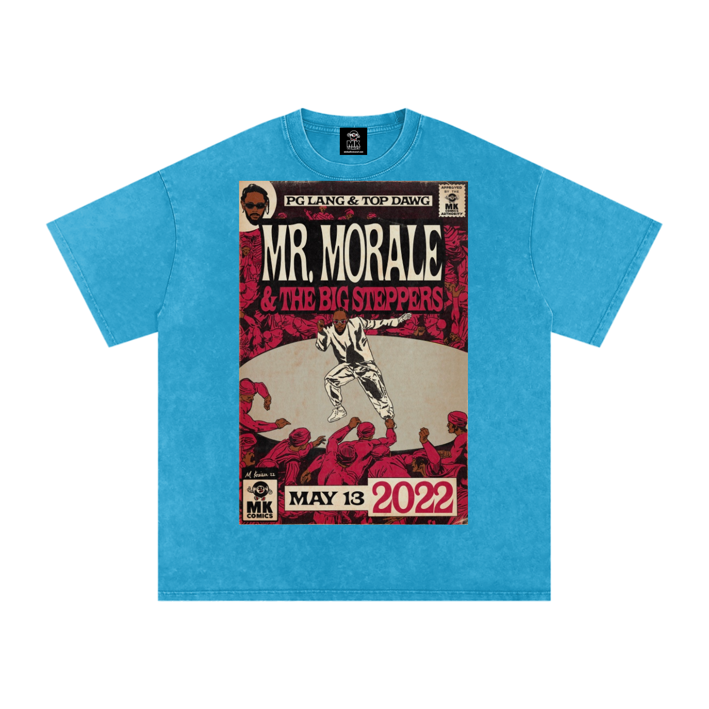 Mr. Morale & the Big Steppers - Snow Washed Oversized Cotton T-Shirt