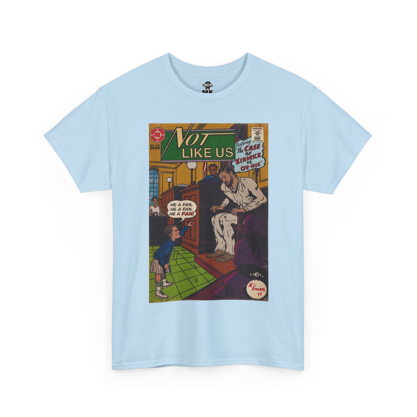 Not Like Us - MK Classic - Unisex Heavy Cotton Tee