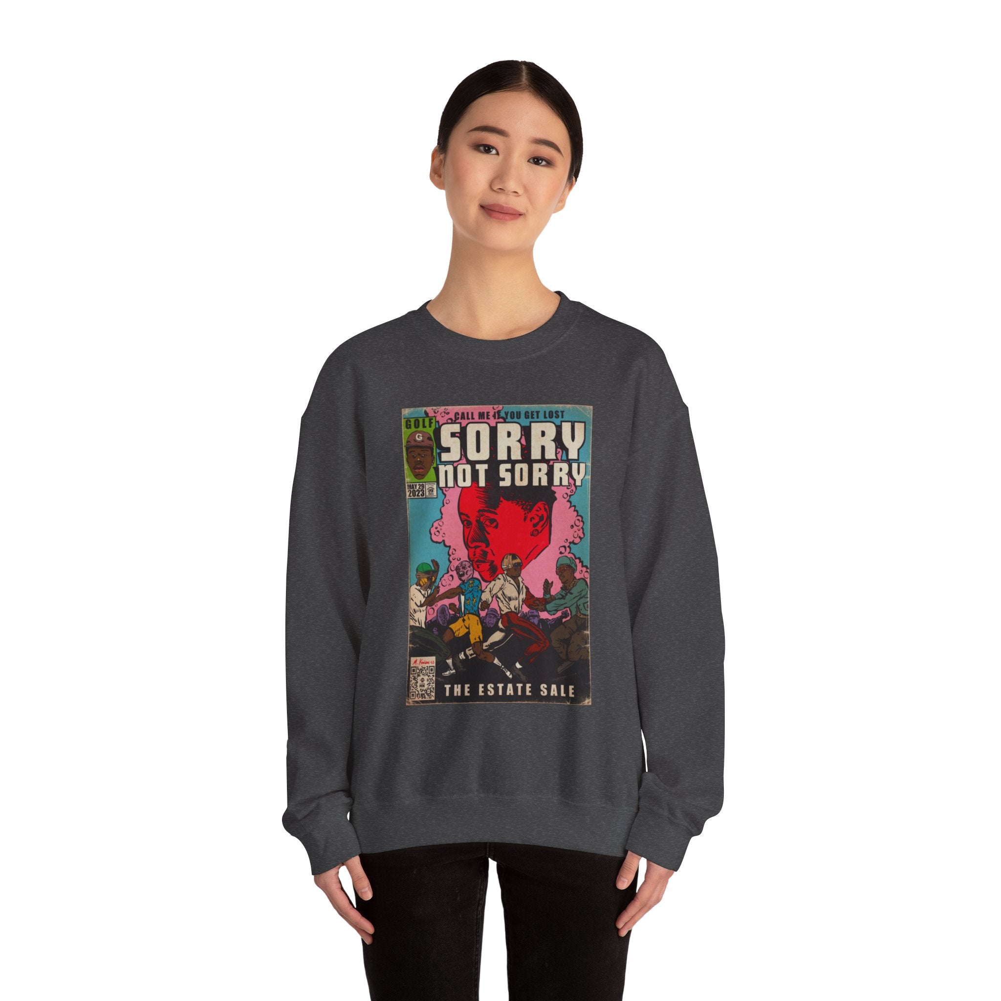Tyler - Sorry Not Sorry - Unisex Heavy Blend™ Crewneck Sweatshirt