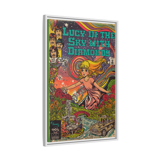 Lucy in the Sky with Diamonds - Matte Canvas, Framed (Multi-color)