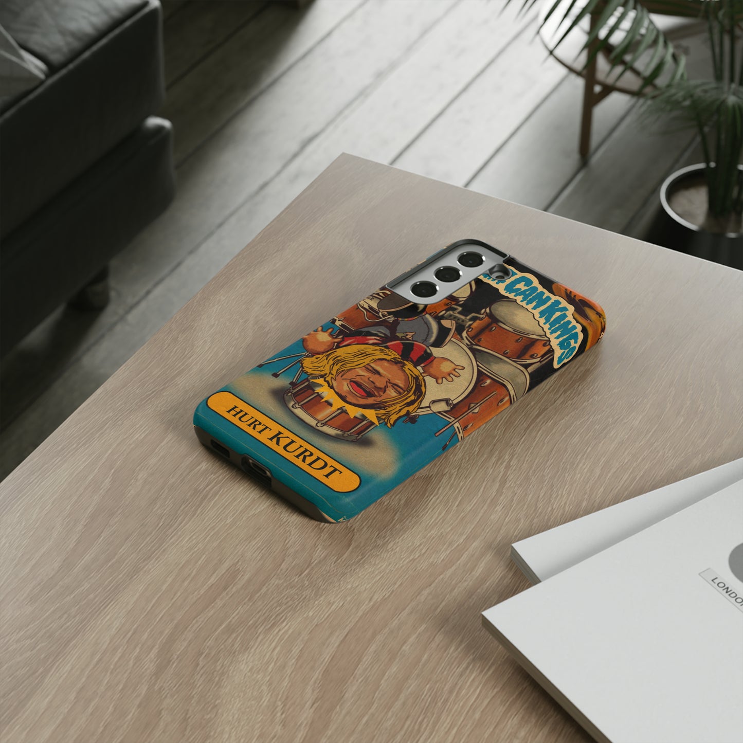 Hurt KURDT - Garbage Can Kings - Nirvana - Tough Phone Cases