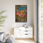 Lucy in the Sky with Diamonds - Matte Canvas, Framed (Multi-color)