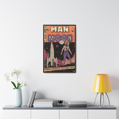 Kid Cudi - Man on the Moon - Gallery Canvas Wraps, Vertical Frame